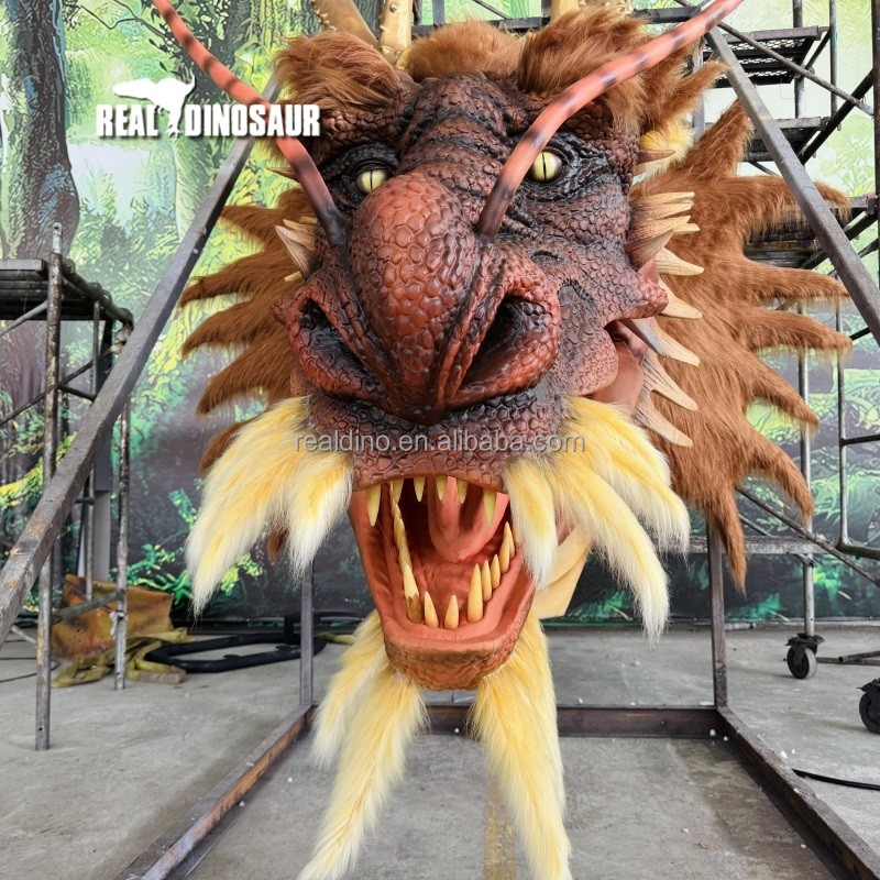 Animatronic Dragon Supplier - Park Artificial Western Head Model