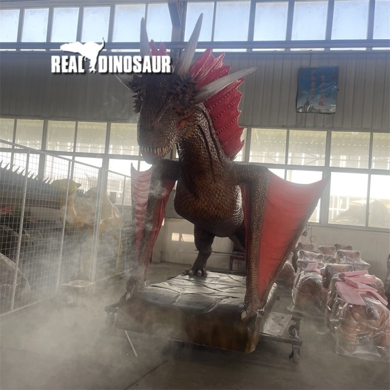 Animatronic Dragon Supplier - Life Size Realistic Smoke Dragon