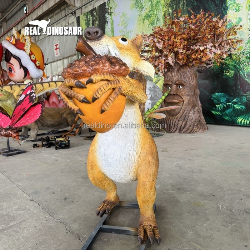 Animatronic Animal Manufacturer - Life Size Silicone Ice Age Squirrel