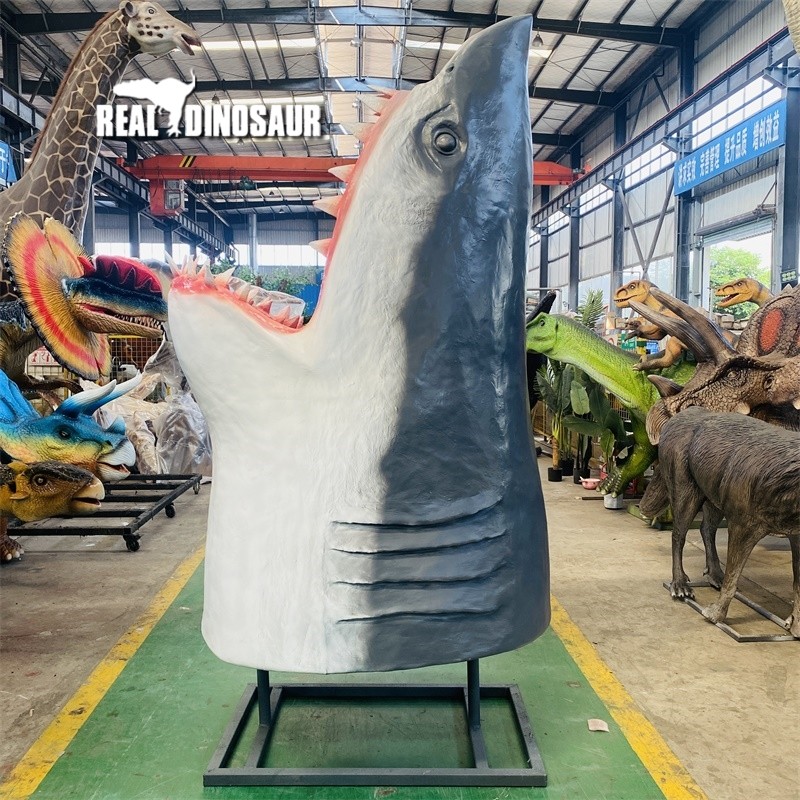 Animatronic Shark Supplier - Life Size Electric Head Theme Park