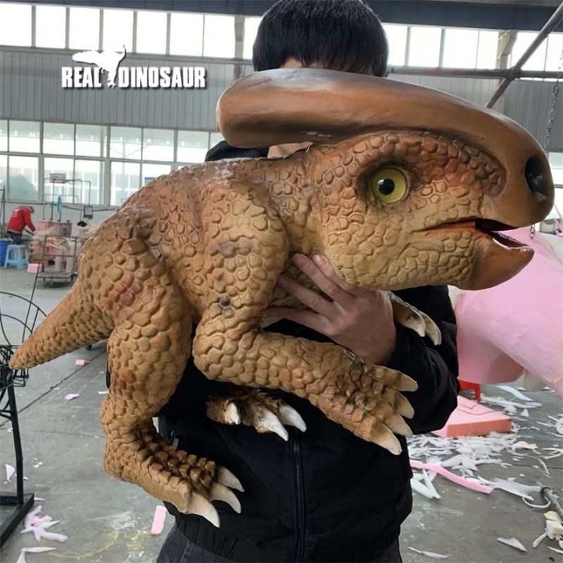 Animatronic Puppet Supplier - Dinosaur Baby Hand Puppet Kids