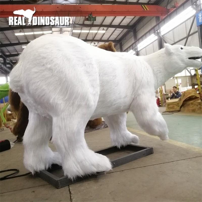 Animatronic Polar Bear Factory - Theme Park Robot Animal Model