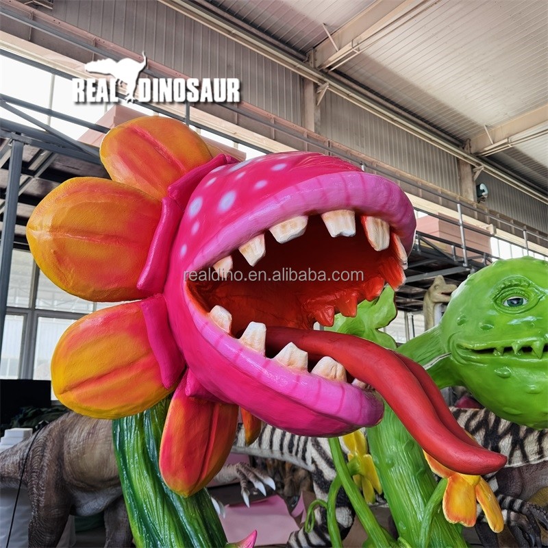 Animatronic Flower Supplier - Customized Halloween Decoration