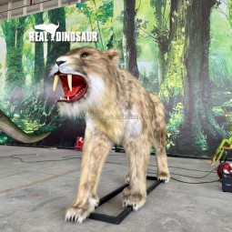 Animatronic Animal Factory - Outdoor Park Smilodon Realistic Model