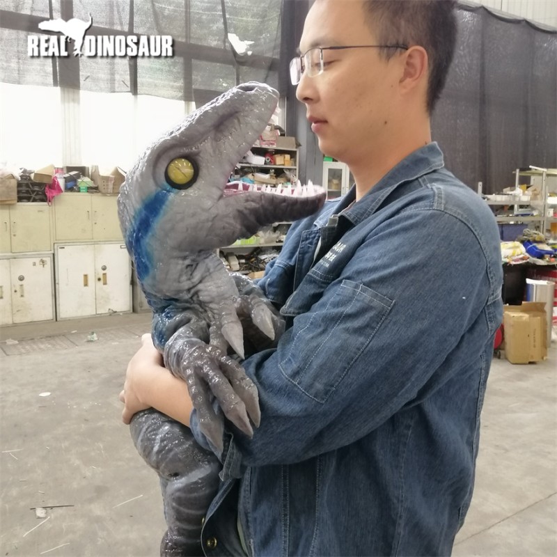 Animatronic Puppet Manufacturer - Dinosaur Raptor Puppet Children