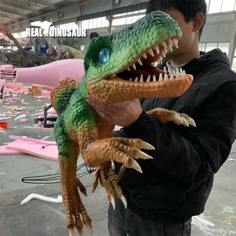 Animatronic Puppet Supplier - Dinosaur Baby Hand Puppet Kids