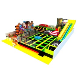 Indoor Trampoline Factory - CE Factory Children Cheap Indoor Play