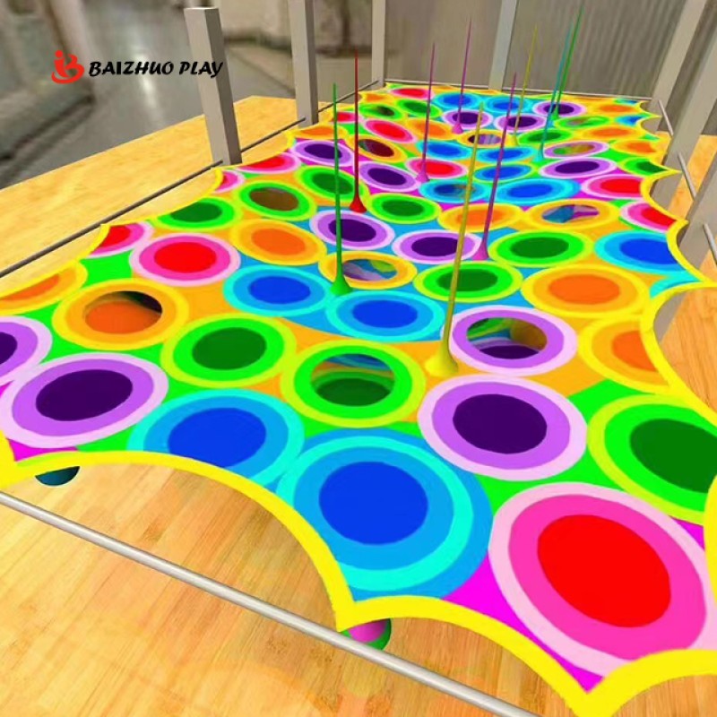 Soft Play Manufacturer - Net Playground Soft Play Colorful Climbing