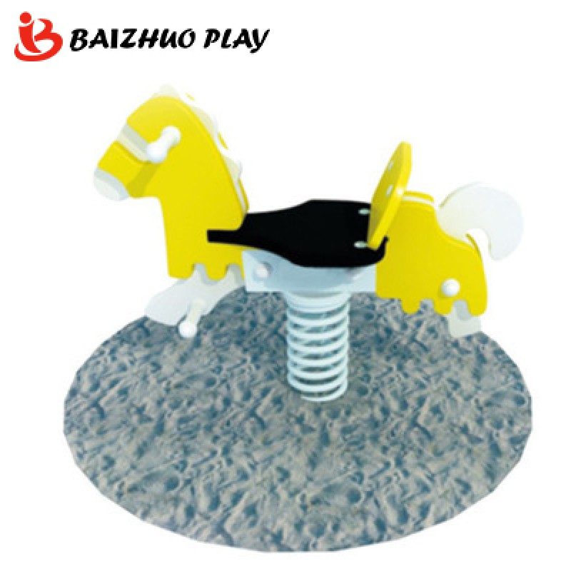 Kindergarten Equipment Factory - Kindergarten Outdoor Spring Rider Plastic