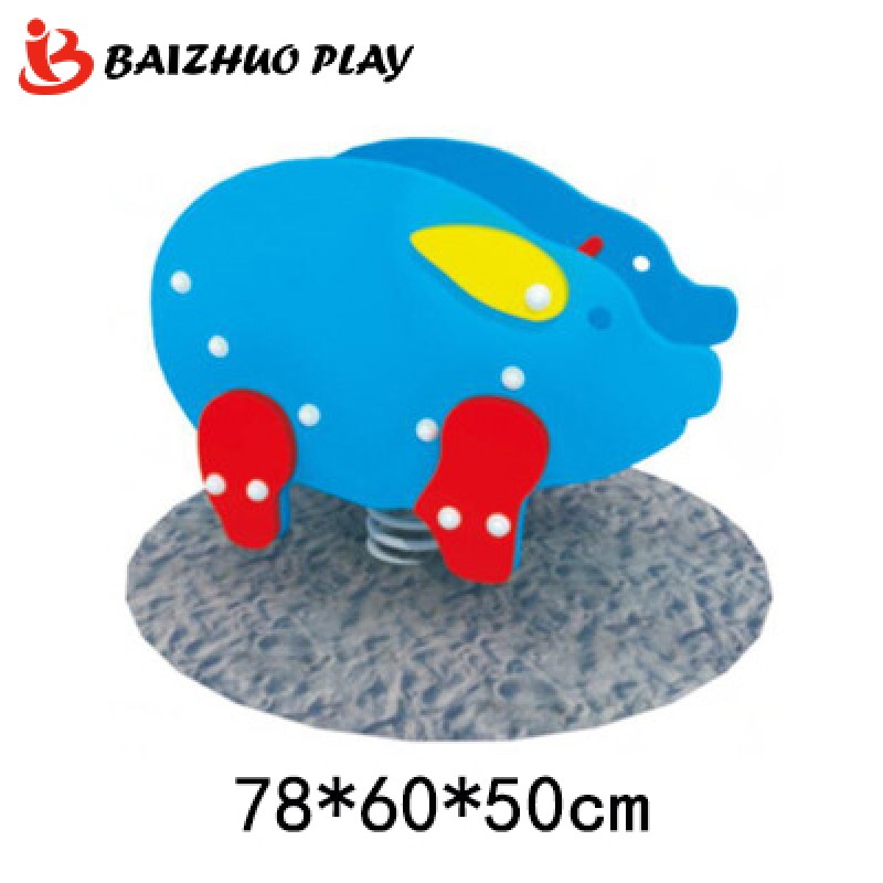 Kindergarten Equipment Factory - Kindergarten Outdoor Spring Rider Plastic