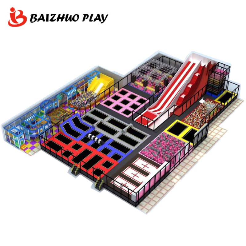 Indoor Trampoline Factory - CE Factory Children Cheap Indoor Play
