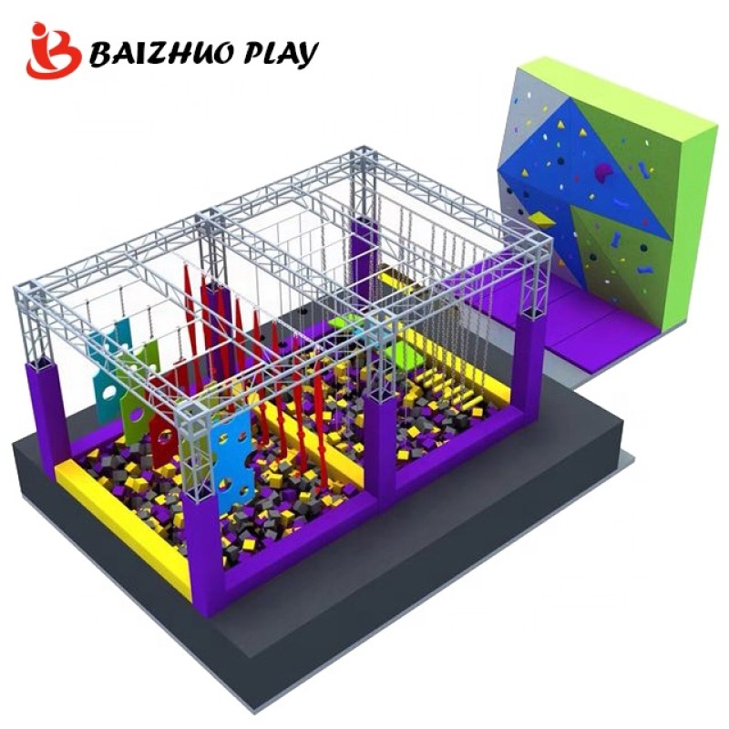 Indoor Park Supplier - Ninja Warrior Course Indoor Trampoline