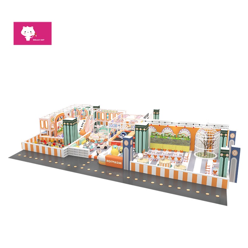 Preschool Playground Supplier - Fun House Plastic Indoor Equipment