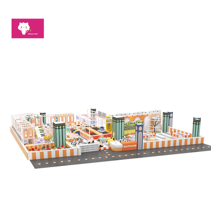 Preschool Playground Supplier - Fun House Plastic Indoor Equipment