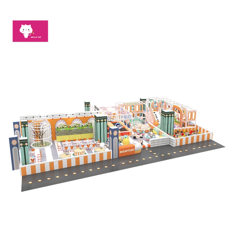 Preschool Playground Supplier - Fun House Plastic Indoor Equipment