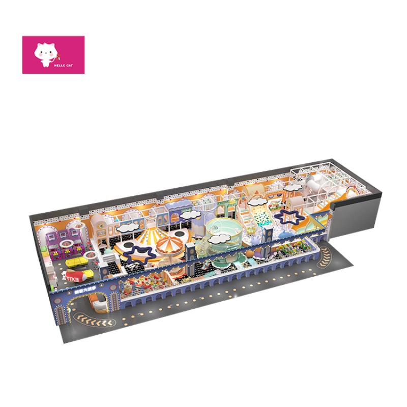 Indoor Playground Supplier - Morandi Theme House Ball Pool