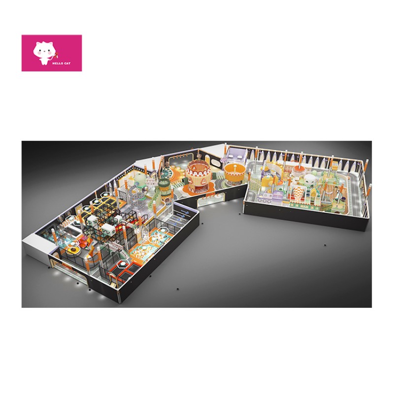 Indoor Playground Supplier - Macaron Theme Shopping Mall