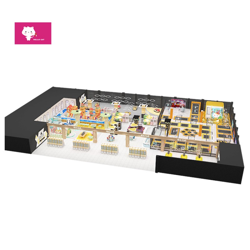 Indoor Trampoline Park Factory - Professional Air Trampoline Slide