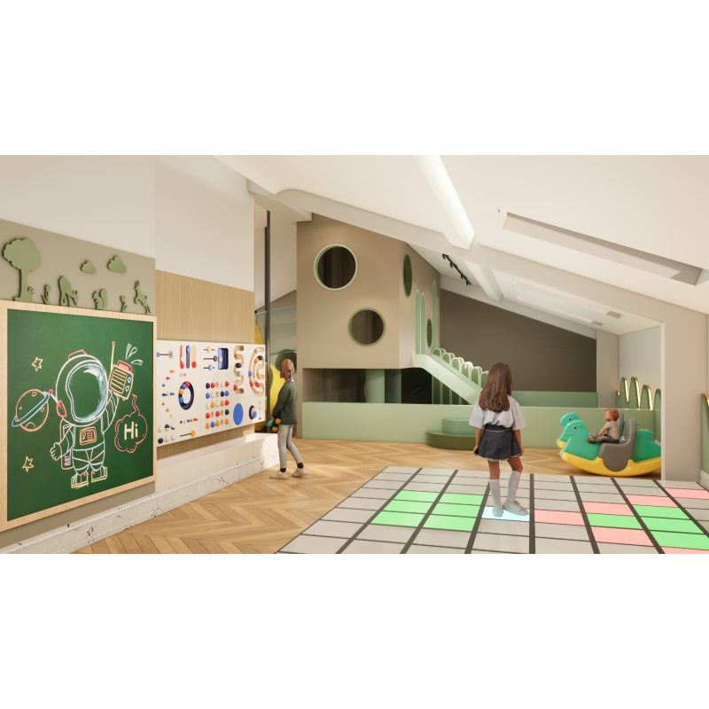 Indoor Playground Manufacturer - Customized Large Plastic Slide Swing