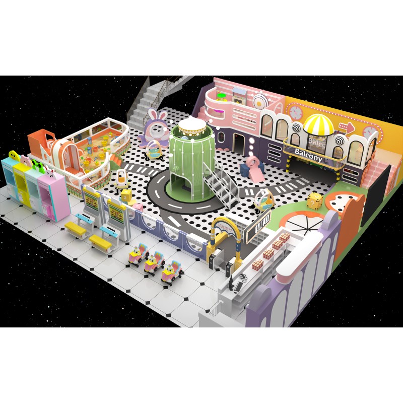 Indoor Playground Supplier - Custom Large Soft Play Slides Climbing