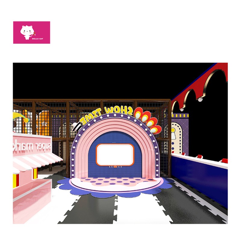 Indoor Playground Factory - 2025 Castle Theme Maze Playland