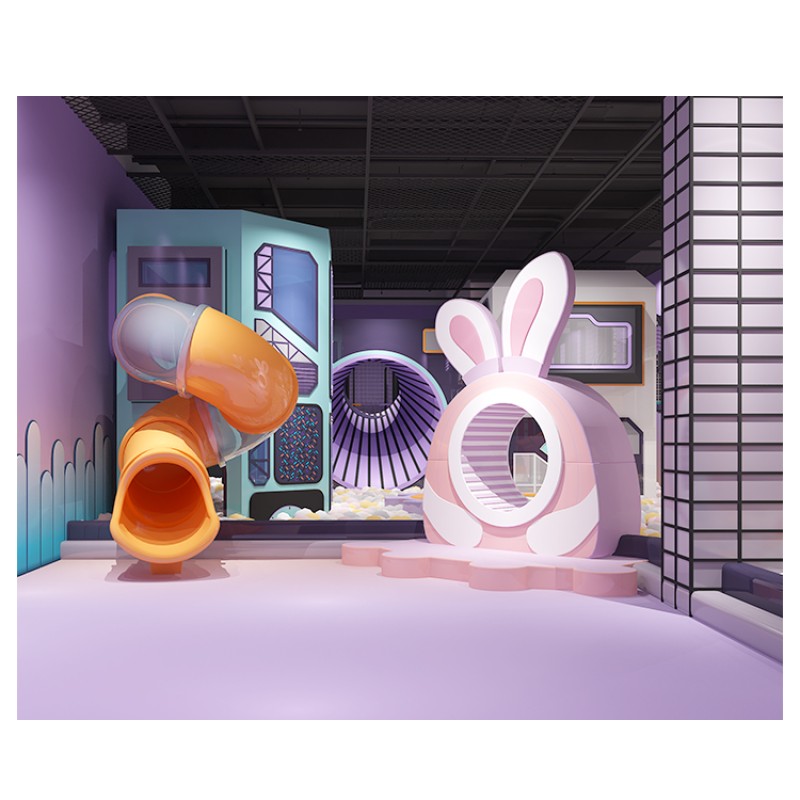 Indoor Amusement Equipment Factory - Children Game Software Slide