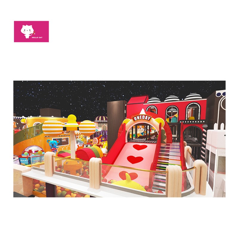 Indoor Playground Manufacturer - Commercial Colorful Slides Ball Pits