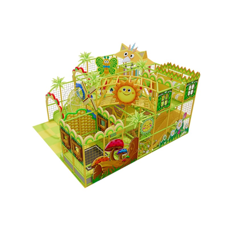 Indoor Playground Manufacturer - Jungle Theme Customizable Equipment