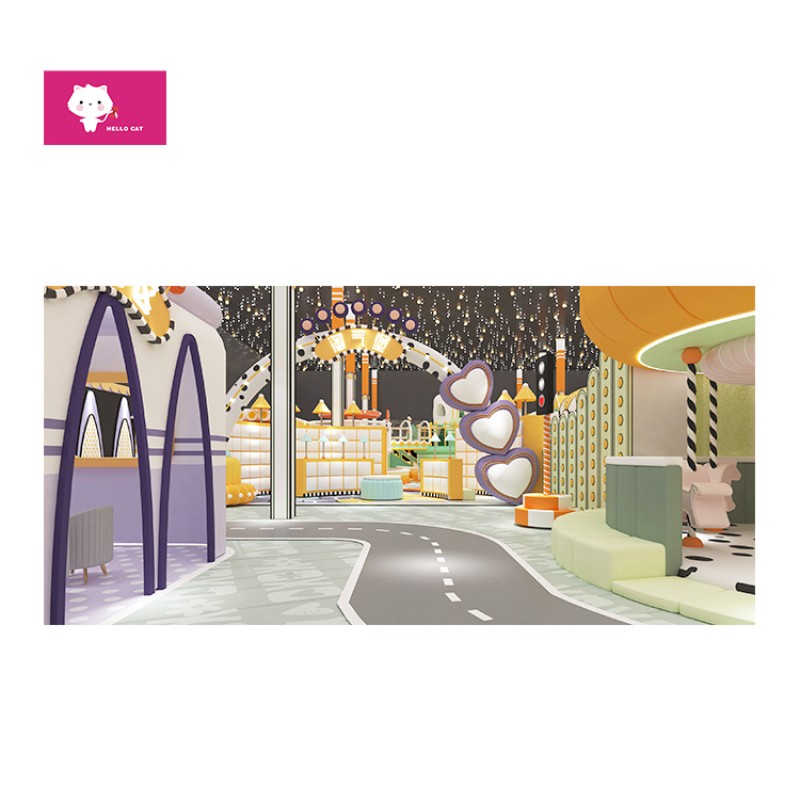 Indoor Playground Supplier - Macaron Theme Shopping Mall