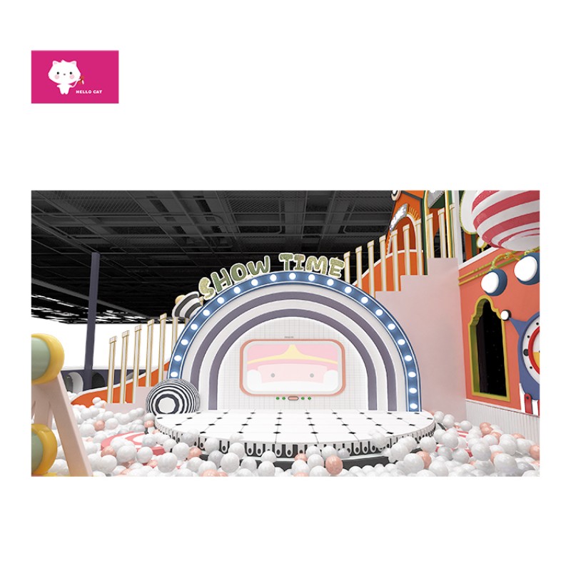 Indoor Playground Manufacturer - Shopping Mall Trampoline Climbing