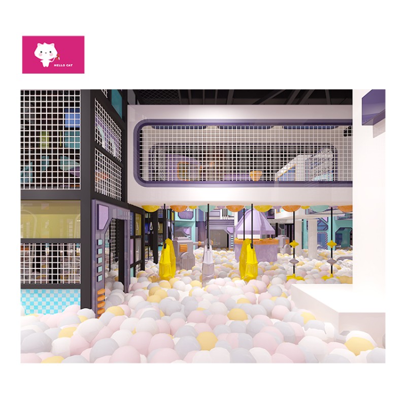 Indoor Amusement Equipment Factory - Children Game Software Slide