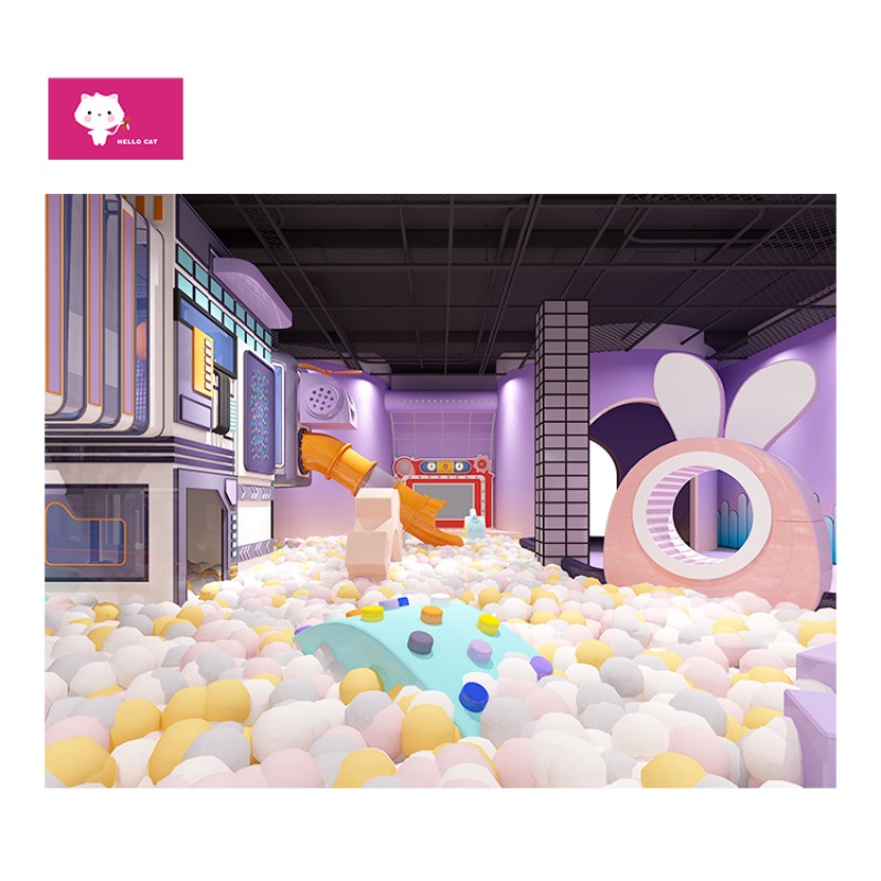 Indoor Playground Factory - High Quality Space Theme Slides