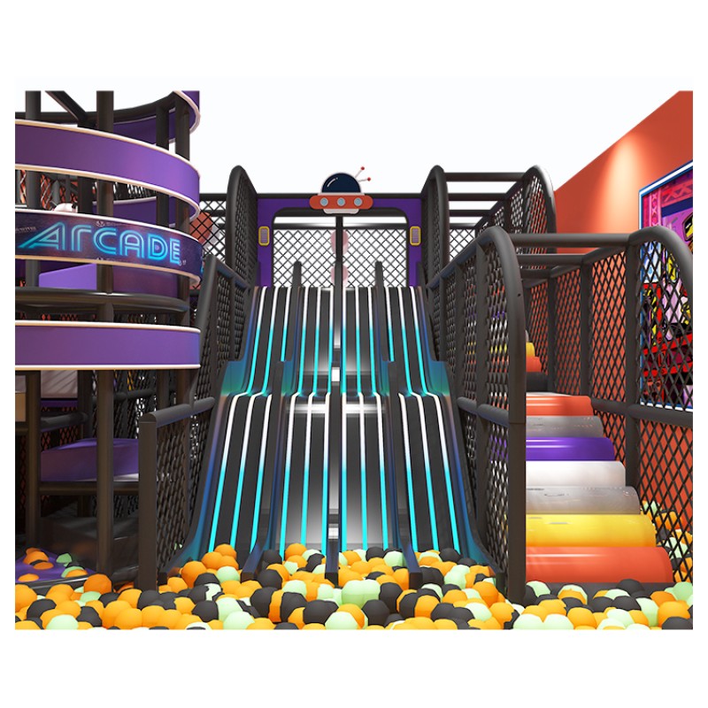 Indoor Playground Manufacturer - Trampoline Theme Amusement Park