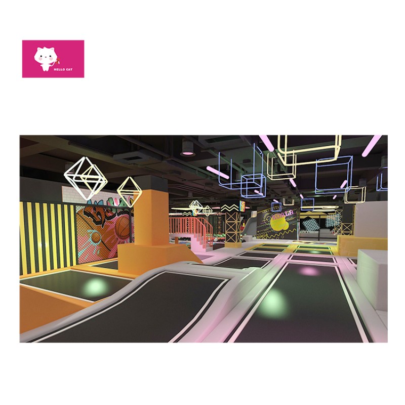 Trampoline Park Factory - Commercial Free Jumping Safety