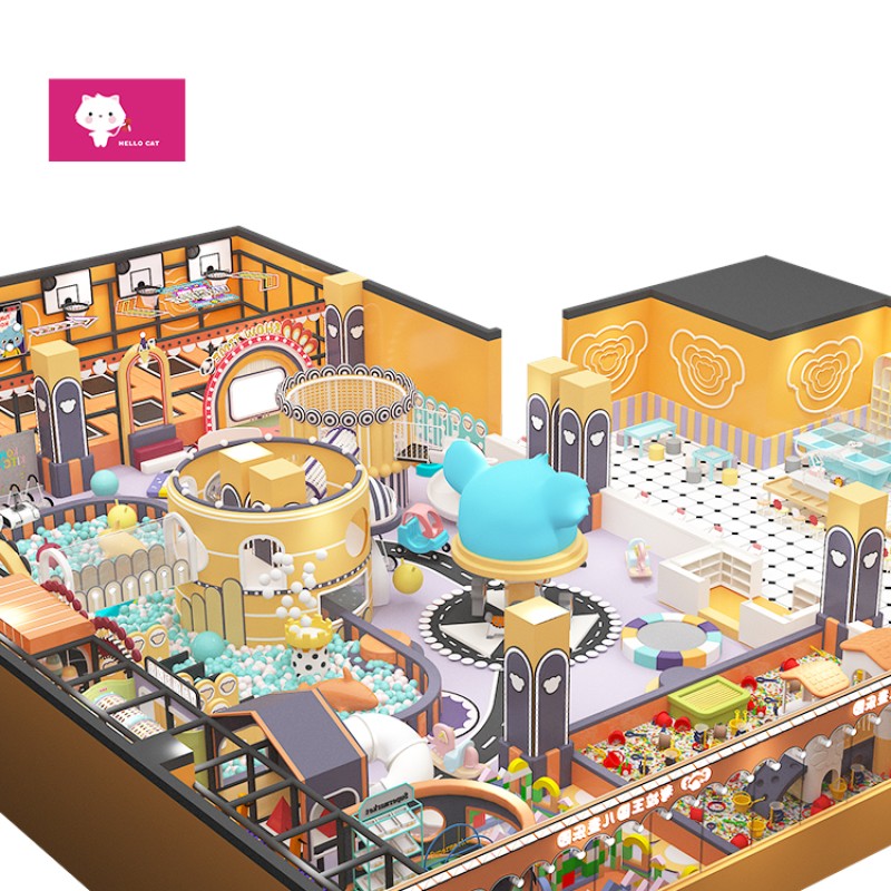 Indoor Playground Manufacturer - Hello Cat Brand Pumpkin Theme