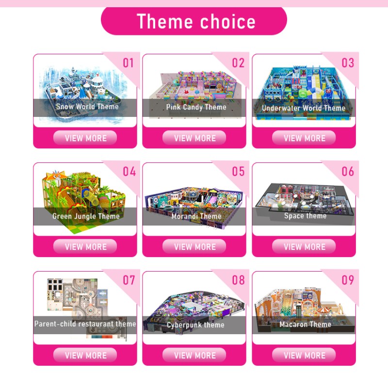 Indoor Playground Equipment Supplier - Macaron Theme Ball Pit Slide