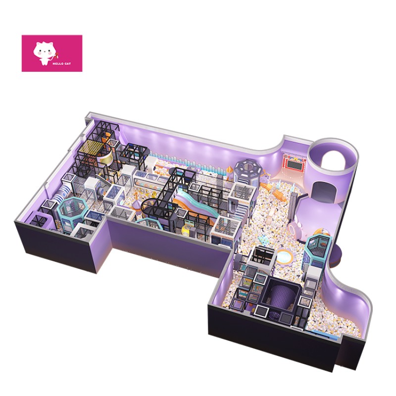 Indoor Playground Factory - High Quality Space Theme Slides