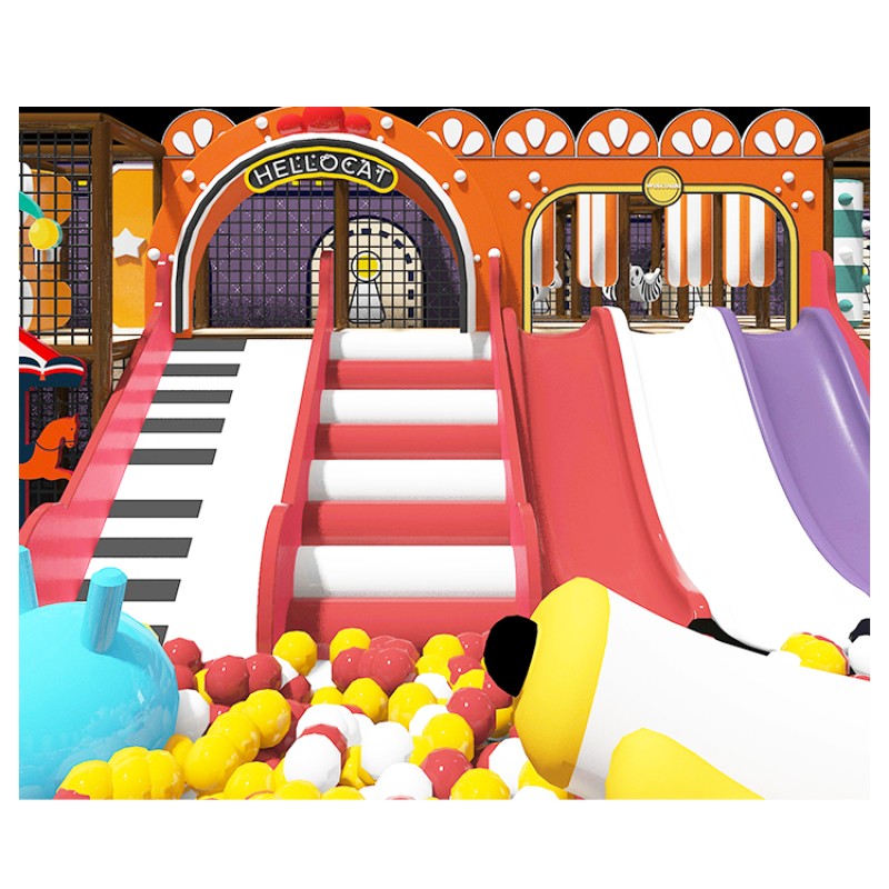 Indoor Playground Factory - 2025 Castle Theme Maze Playland