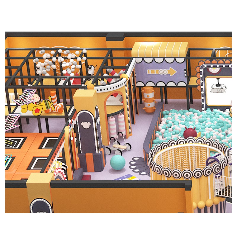 Indoor Playground Factory - Pumpkin Theme Large Playground