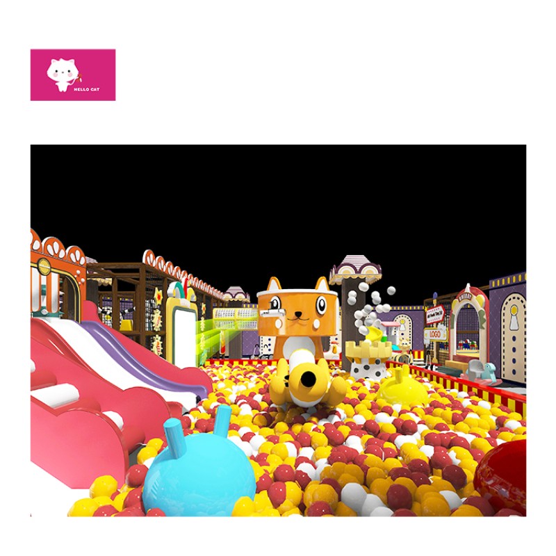 Indoor Playground Manufacturer - Popular Design Ball Pool Slides