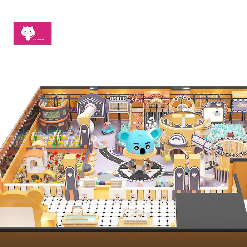 Indoor Playground Manufacturer - Hello Cat Brand Pumpkin Theme