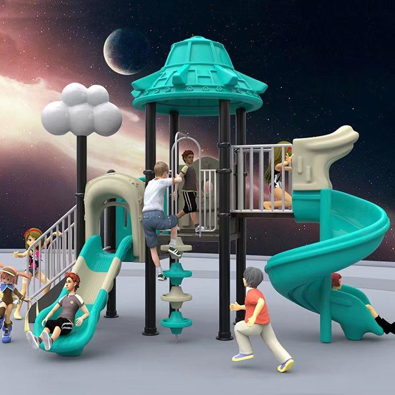 Outdoor Playground Supplier - Engineering Plastics Swing Slide Set