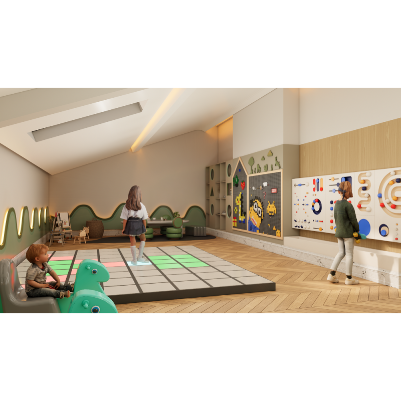 Indoor Playground Manufacturer - Customized Large Plastic Slide Swing