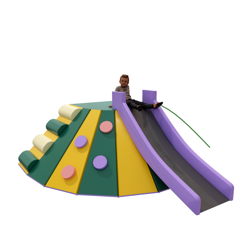 Indoor Playground Manufacturer - Children Rock-Climbing Slide Set