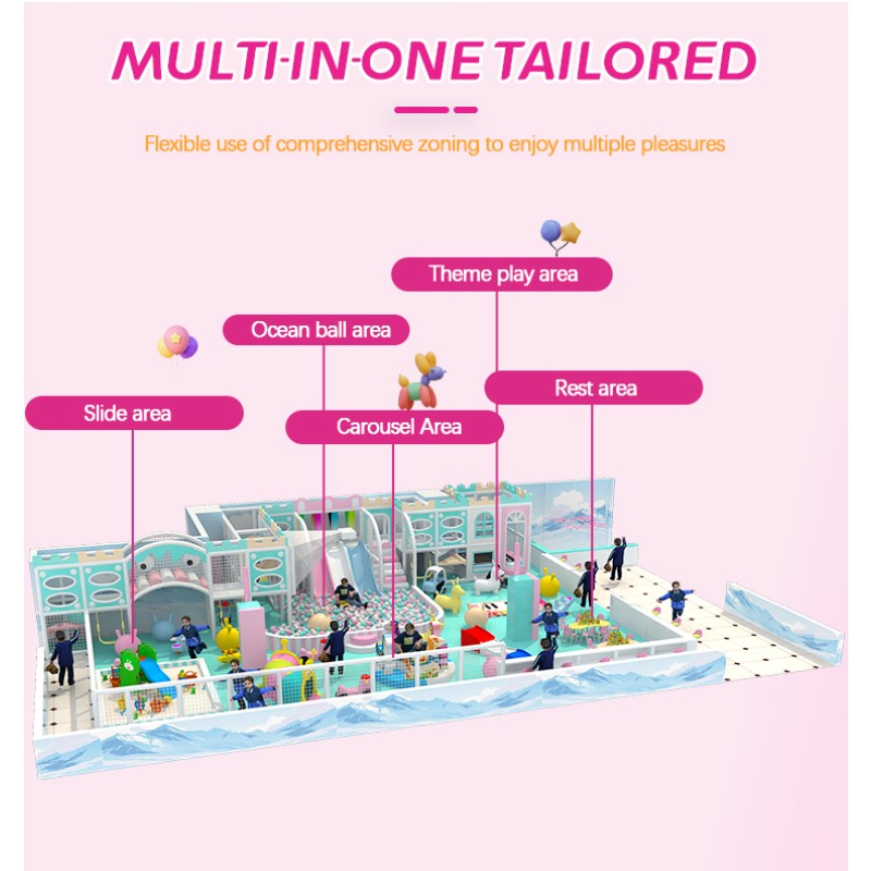 Indoor Playground Manufacturer - Customized 2500 SQM Soft Play Equipment