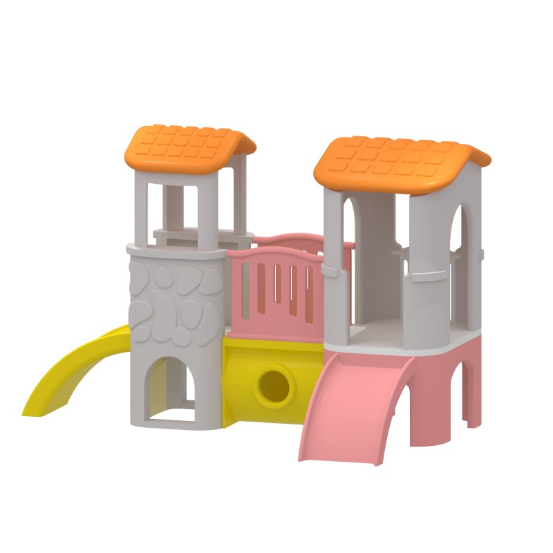 Outdoor Playground Factory - Children Plastic Swing Slide Amusement