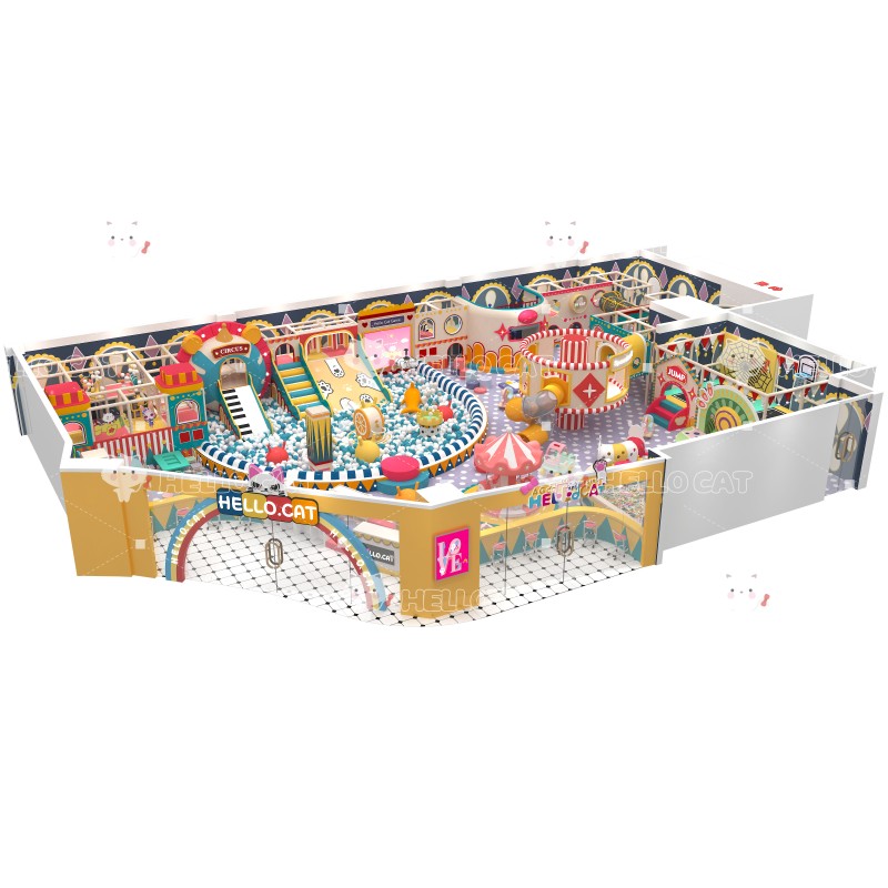 Indoor Playground Supplier - Custom Large Soft Play Slides Climbing