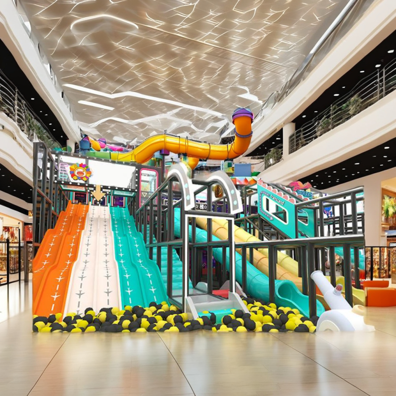 Indoor Playground Supplier - High Quality Plastic Climbing Slide