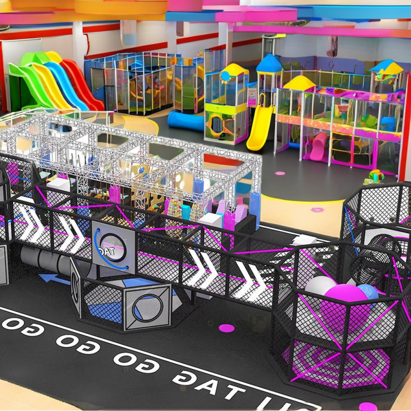 Indoor Playground Supplier - Custom Large Soft Play Slides Climbing
