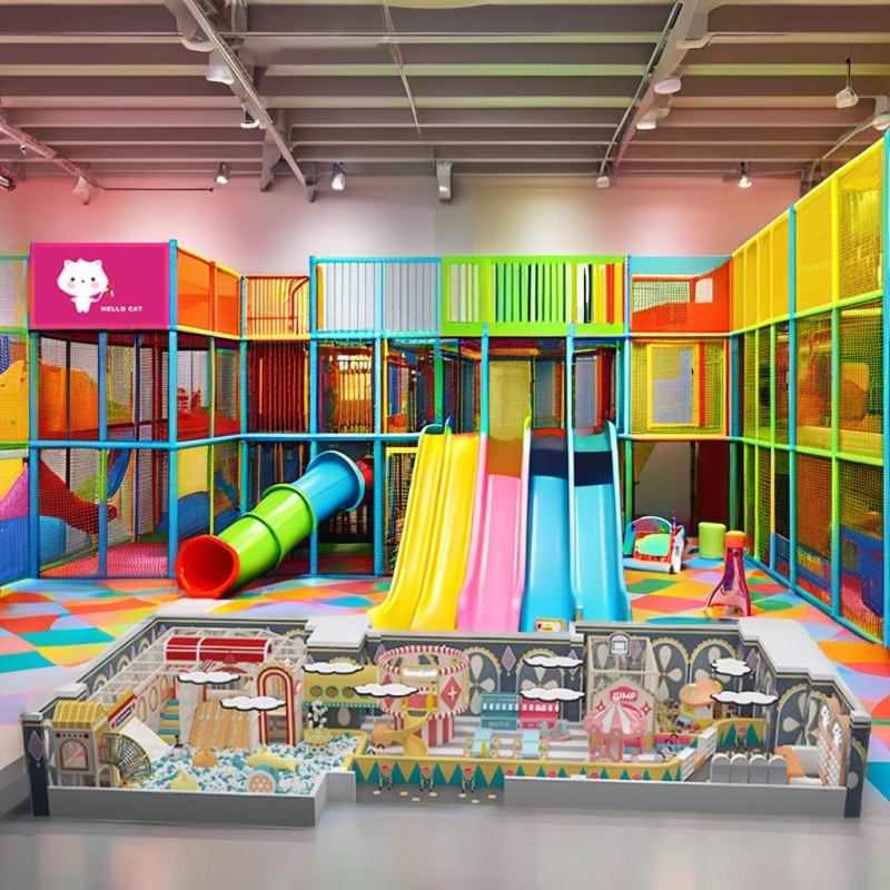 Indoor Playground Supplier - Soft Play Protective Net Climbing